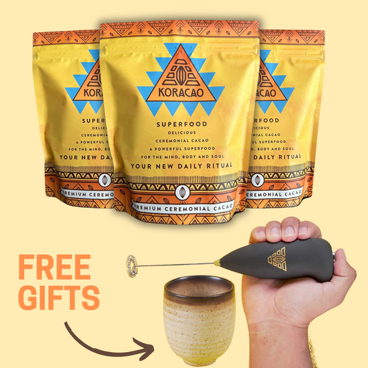 Koracao 3 Month Supply ($34.99/bag + FREE Frother & Cup)